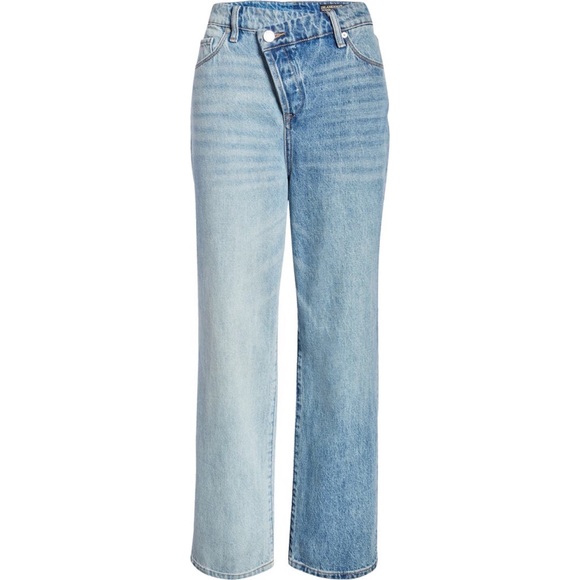 Blank NYC Overlap Baxter Ribcage Straight Jeans Two Tone - Picture 4 of 13